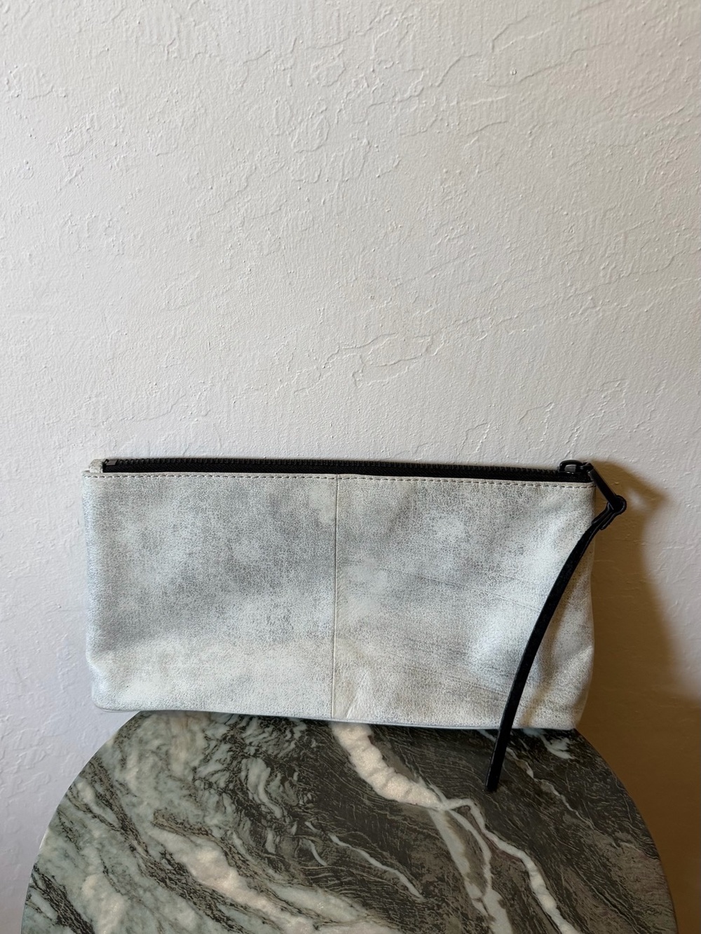 she+lo Distressed Look Zip Clutch - Picture 4 of 6